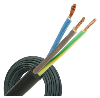 Neopreen kabel  3 x 1,5 mm&sup2;   100 meter