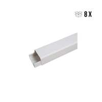 Montagekanaal 2 meter, 80x60mm