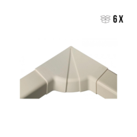 Verstelbare binnenbocht, 80x60mm