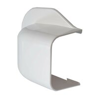 Muurkap met rosette, 80x60mm